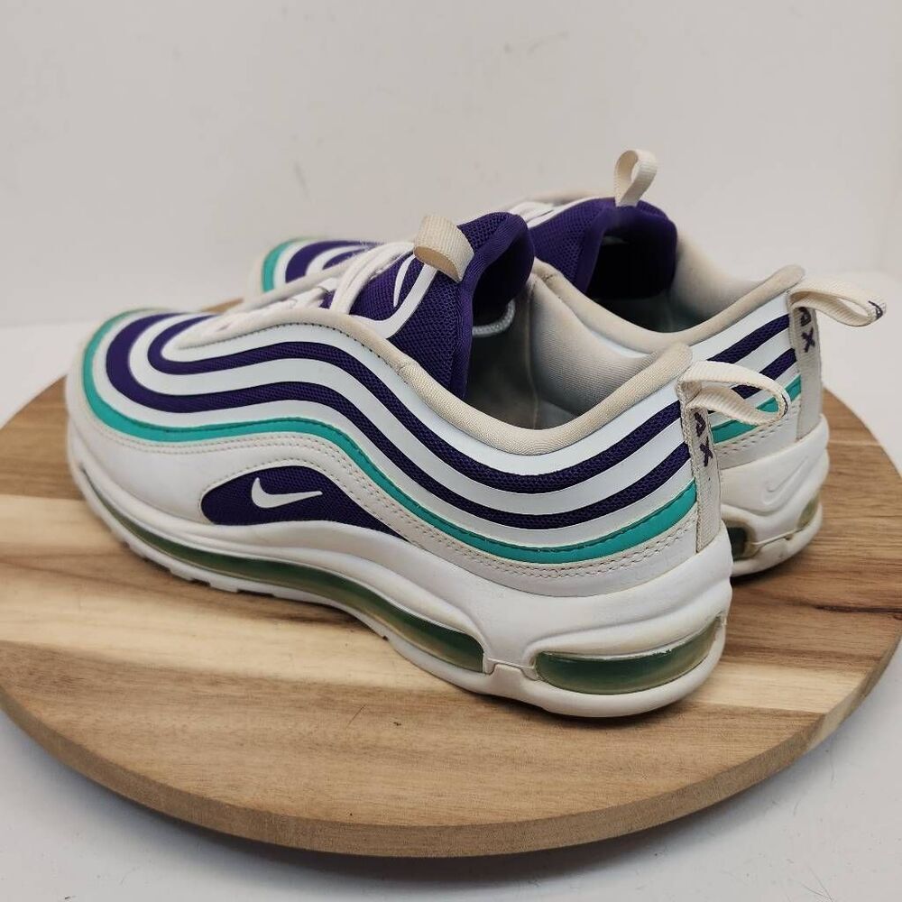 Nike Air Max 97 Ultra 17 SE Grape Sneakers Women’s 7.5 White Purple Teal - Picture 5 of 10